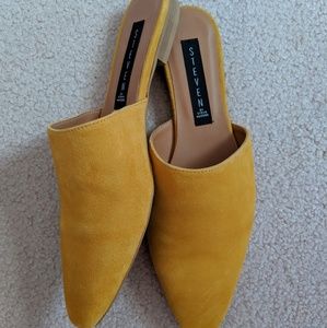 Steven by Steve Madden Mustard Mules